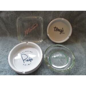 Mortons-Nicky Blairs-Tony's-Valentino Primi Piero-restaurant ashtrays